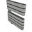 Terma Warp S Towel Rail 1110mm x 500mm Grey / Silver 2605BTU