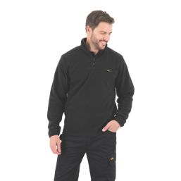 Site Blockley 1/4 Zip Fleece Black X Large 48" Chest