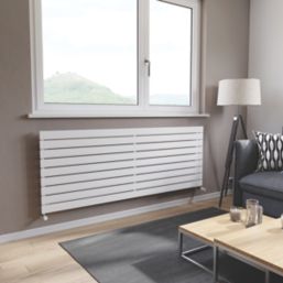 Ximax Oceanus 670mm x 1800mm 4311BTU White Horizontal Designer Radiator