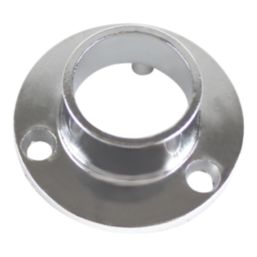 Essentials Rail End Sockets Polished Chrome 19mm 20 Pack