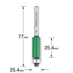 Trend C116X1/4TC 1/4" Straight Bearing-Guided Trimmer 12.7mm x 25.4mm
