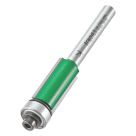 Trend C116X1/4TC 1/4" Shank Double-Flute Straight Bearing-Guided Trimmer 12.7mm x 25.4mm