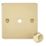 Knightsbridge Flat Plate 1-Gang Modular Dimmer Switch Brushed Brass