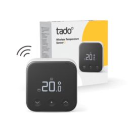 Tado X Electronic Sensor Wireless Temperature Sensor Black & White