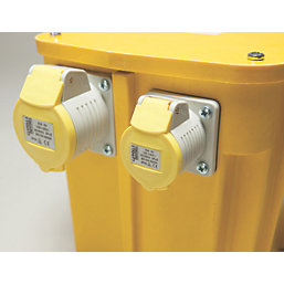 Carroll & Meynell  5000VA Intermittent Step-Down Isolation Transformer 230V/110V Yellow