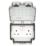 Hager Sollysta WXPSS82 IP66 13A 2-Gang 2P+E Weatherproof Outdoor Switched Socket