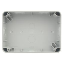 Hager Sollysta WXPSS82 IP66 13A 2-Gang 2P+E Weatherproof Outdoor Switched Socket