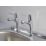 Bristan Value High Neck Pillar Single Lever Kitchen Taps Chrome-Plated 1 Pair