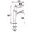 Bristan Value High Neck Pillar Single Lever Kitchen Taps Chrome-Plated 1 Pair