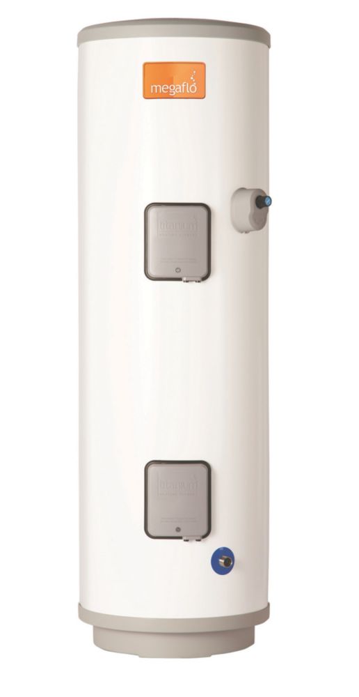 Heatrae Sadia Megaflo Eco Slimline 200dd Direct Unvented Unvented Hot Water  Cylinder 200Ltr 2 x 3kW - Screwfix