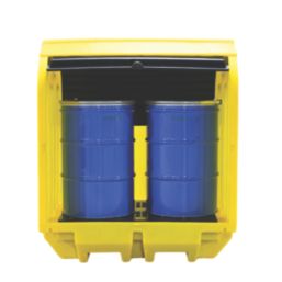 Essentials BP2HC 230Ltr Covered Bund Pallet 990mm x 1490mm x 1690mm