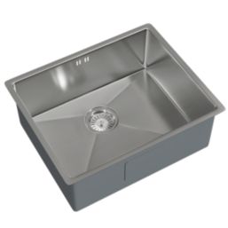 ETAL Elite 1 Bowl Stainless Steel Inset / Undermount Kitchen Sink Brushed 540mm x 205mm