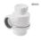 Flomasta  Shallow Bottle Trap White 40mm