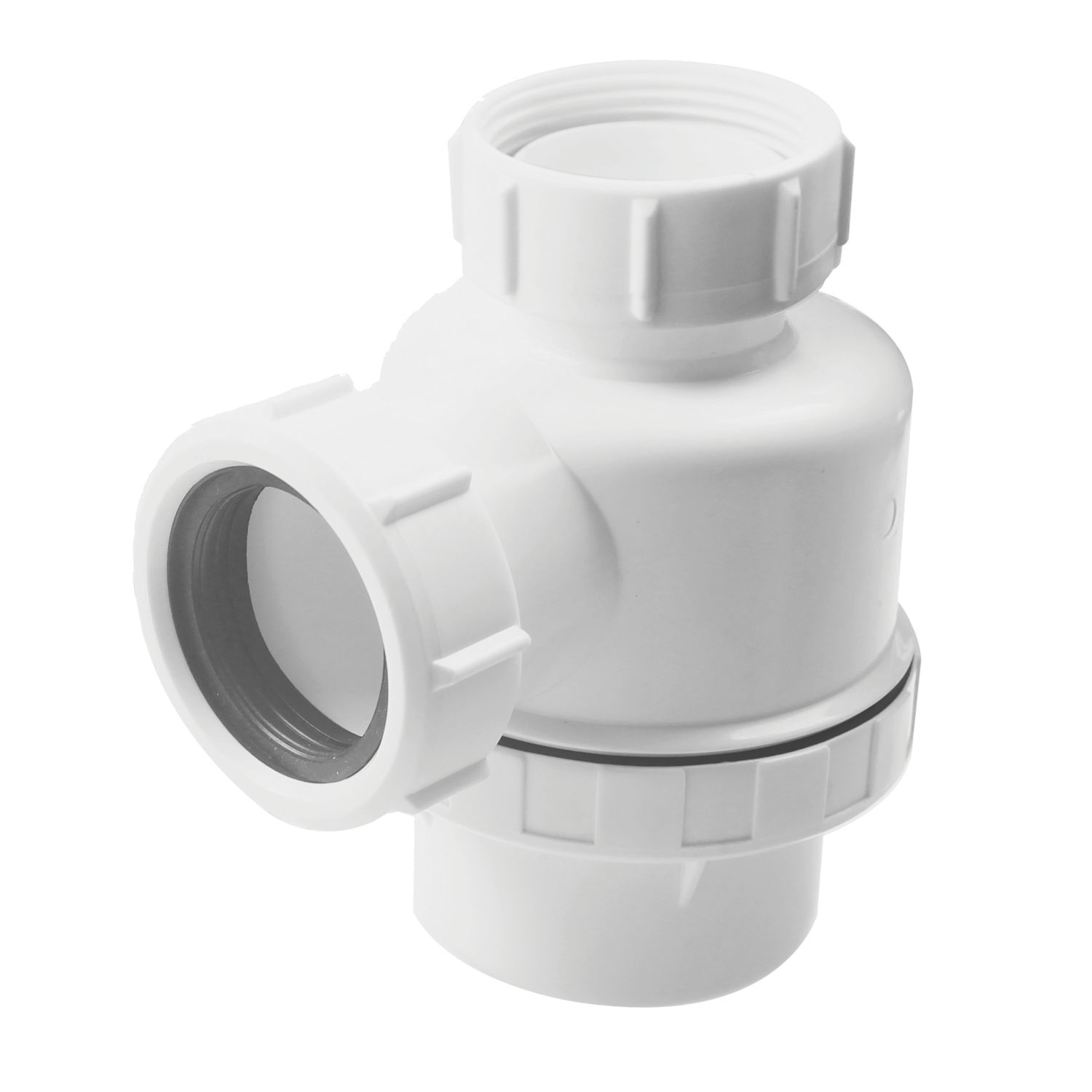 Flomasta Shallow Bottle Trap White 40mm (214JN)