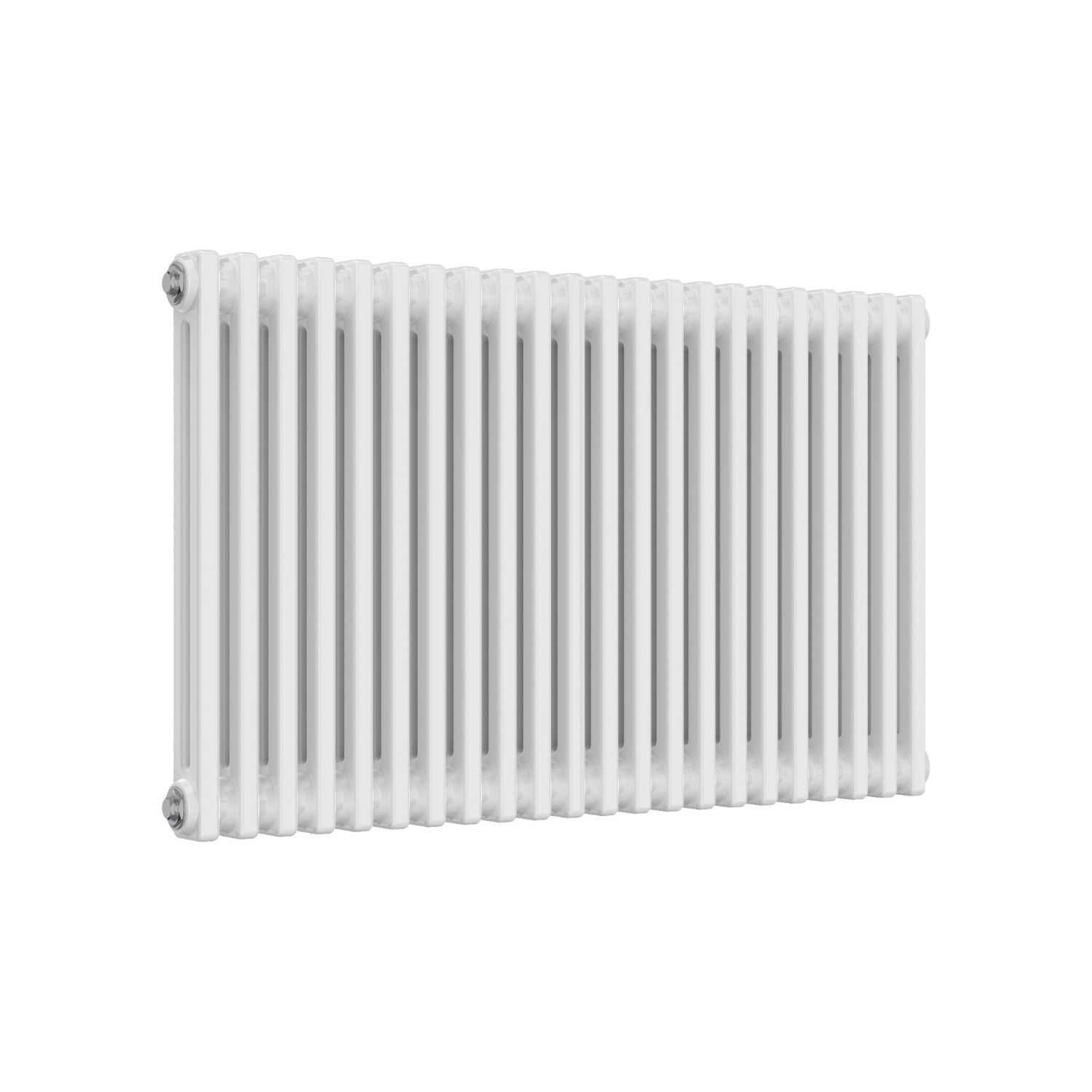 Reina 600mm x 1010mm 3272BTU White Horizontal 2 Column Radiator (214LG)