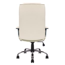 Nautilus Designs Westminster High Back Executive Chair Cream