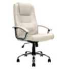 Nautilus Designs Westminster High Back Executive Chair Cream