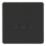LAP  20A 16AX 3-Gang 2-Way Switch  Matt Black with Colour-Matched Inserts