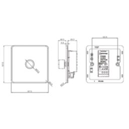 Knightsbridge  1-Gang 2-Way LED Intelligent Dimmer Switch  Polished Chrome