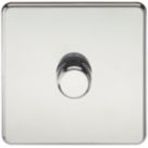 Knightsbridge  1-Gang 2-Way LED Intelligent Dimmer Switch  Polished Chrome