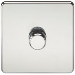 Knightsbridge  1-Gang 2-Way LED Intelligent Dimmer Switch  Polished Chrome