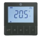 JG Underfloor JGSTAT4BL Wired Programmable Thermostat  Black 240V