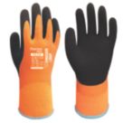 Wonder Grip WG-338 Thermo Plus 6 Thermal Waterproof Gloves Orange X Small