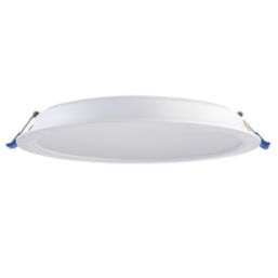 Saxby Circo Fixed  LED Recessed Downlight Matt White 24W 2100lm