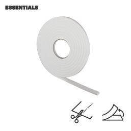 Essentials S2-W10 PVC Foam Draught Seal White 10m