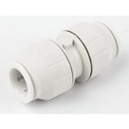 JG Speedfit Plastic Push-Fit Equal Coupler 10mm Screwfix