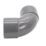 FloPlast  Bends 92.5° Grey 40mm 5 Pack