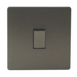 LAP  10AX 1-Gang 2-Way Light Switch  Slate-Effect