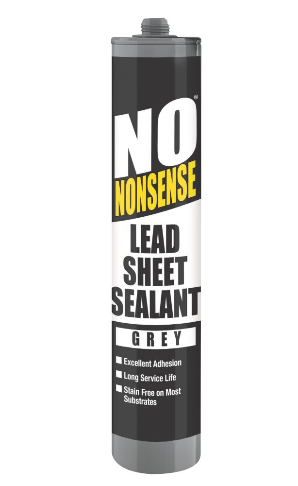 No Nonsense Lead Sheet Sealant Grey 310ml - Screwfix