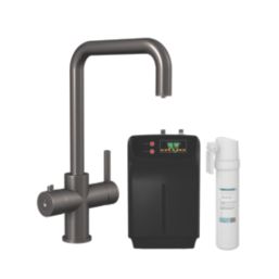 ETAL Elise 3-in-1 Instant Boiling Water Kitchen Tap Gun Metal