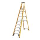 Zarges Fibreglass 2.94m 10 Step Platform Step Ladder