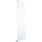 Kudox AluLite Flat 1800mm x 470mm 3897BTU White Vertical Designer Radiator