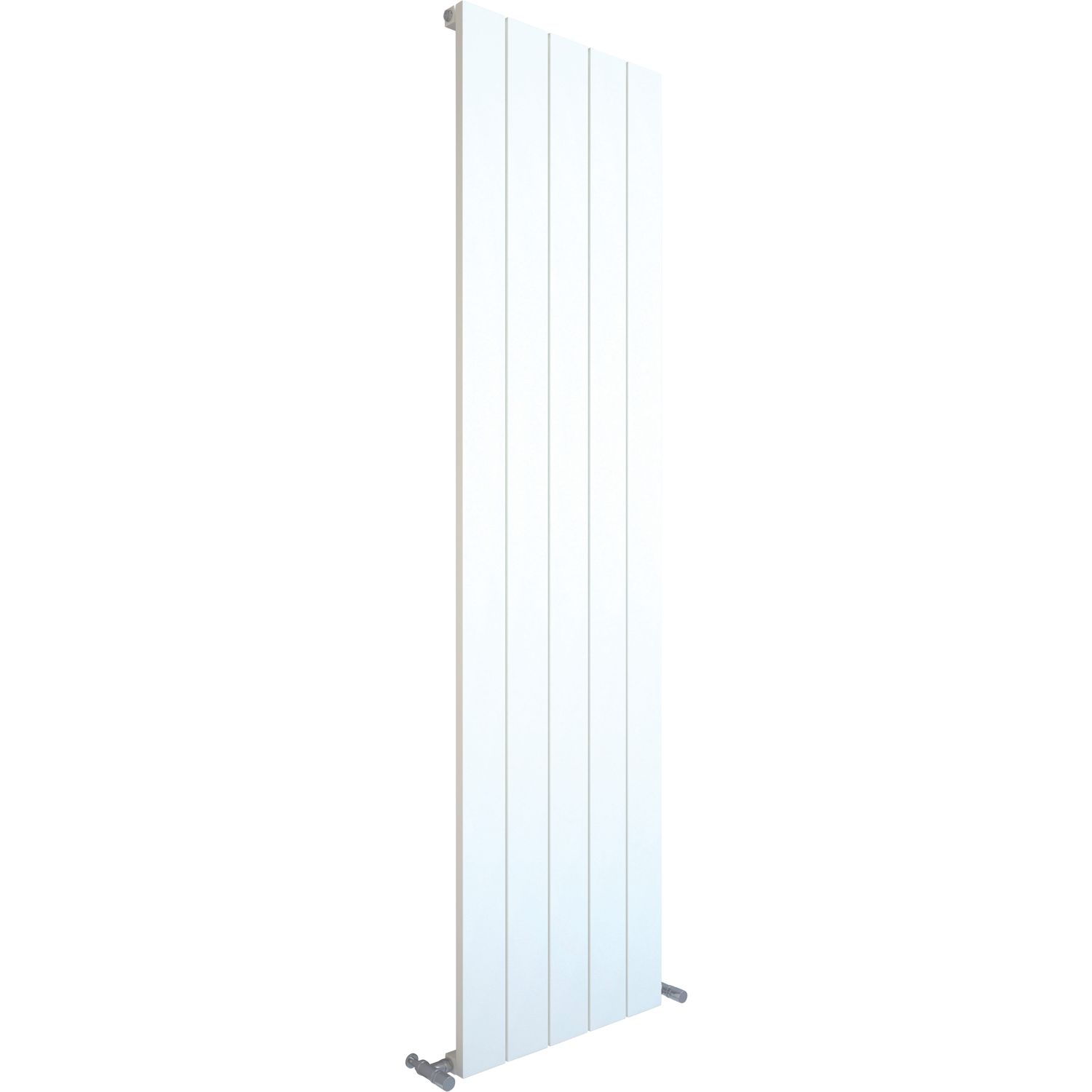 Kudox AluLite Flat 1800mm x 470mm 3897BTU White Vertical Designer Radiator (215FH)