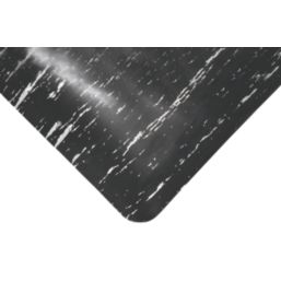 COBA Marble Top Anti-Fatigue Floor Mat Black 18.3m x 0.9m x 14mm