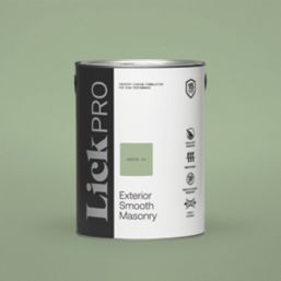 LickPro 5Ltr Smooth Green 14 Masonry Paint