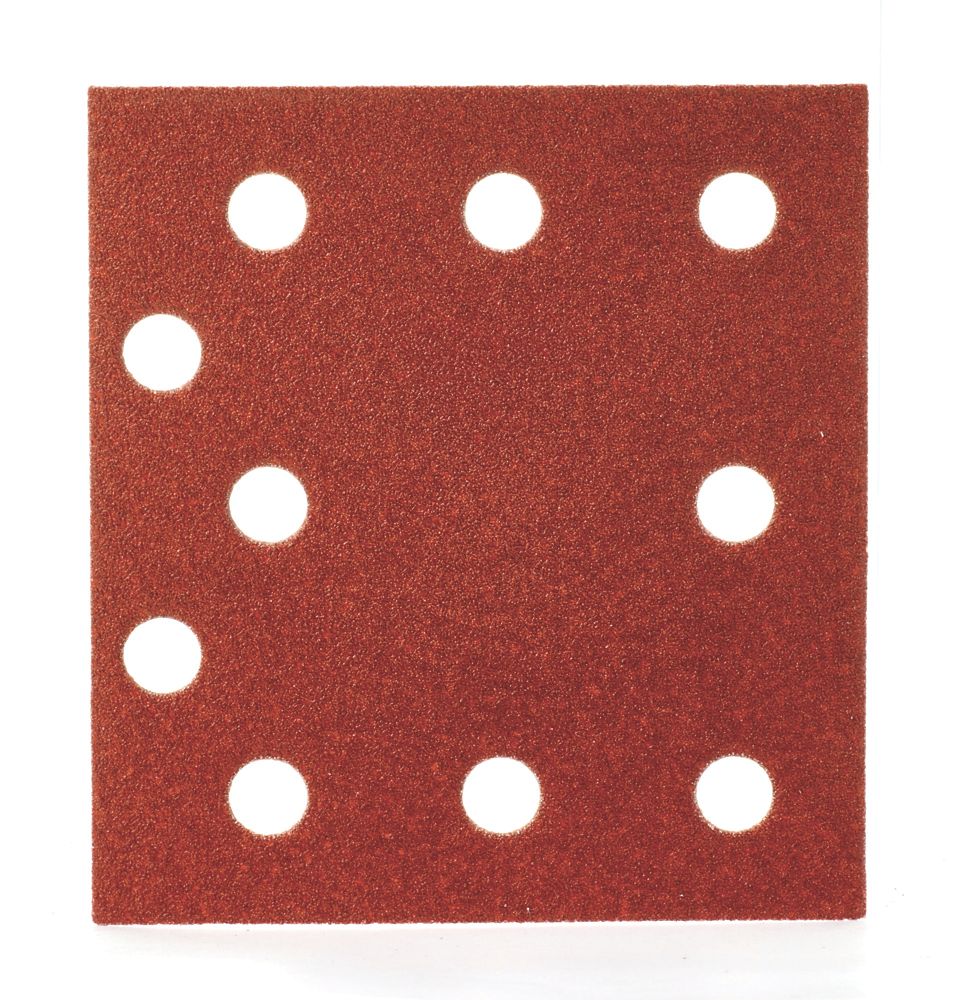 Milwaukee H&L 4932492242 Sanding Sheets Punched 107mm x 115mm 40 Grit