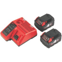 Milwaukee M18 CHD-402C FUEL 3.5kg 18V 2 x 4.0Ah Li-Ion RedLithium Brushless Cordless SDS Plus Drill