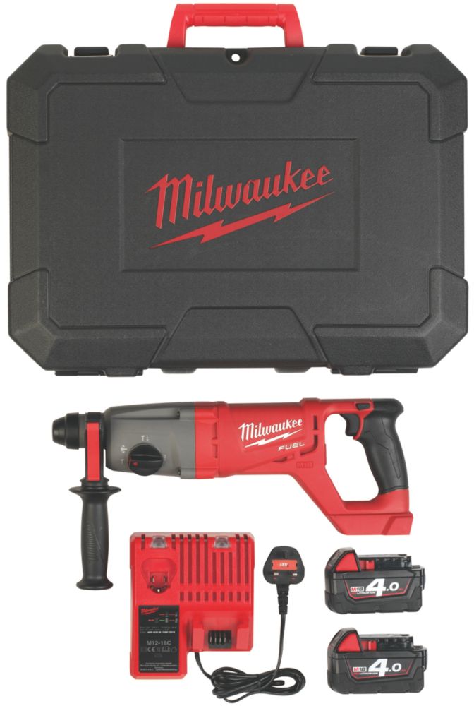 Milwaukee M18 CHD 402C FUEL 3.5kg 18V 2 x 4.0Ah Li Ion RedLithium