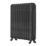 Arroll 794mm x 684mm 3550BTU Black / Silver Cast Iron 2 Column Radiator