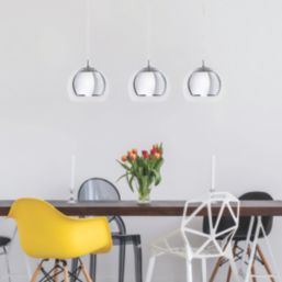 Eglo Rocamar 3 Light Pendant Light Chrome
