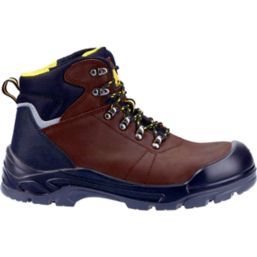 Amblers AS203 Laymore Size 11  Brown Water-Resistant Steel Toe Cap Safety Boots