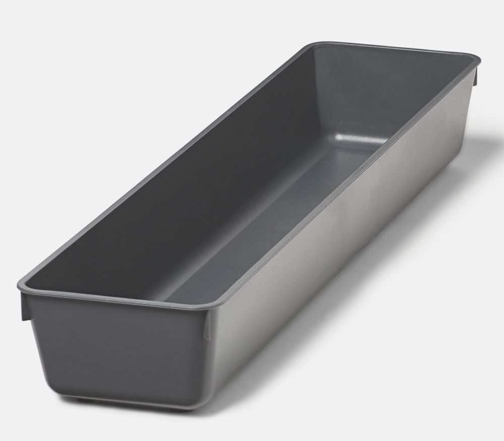Essentials Nitaki Plastic Cutlery Tray 100mm x 424mm Grey Screwfix