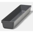 Essentials Nitaki Plastic Cutlery Tray 100mm x 424mm Grey