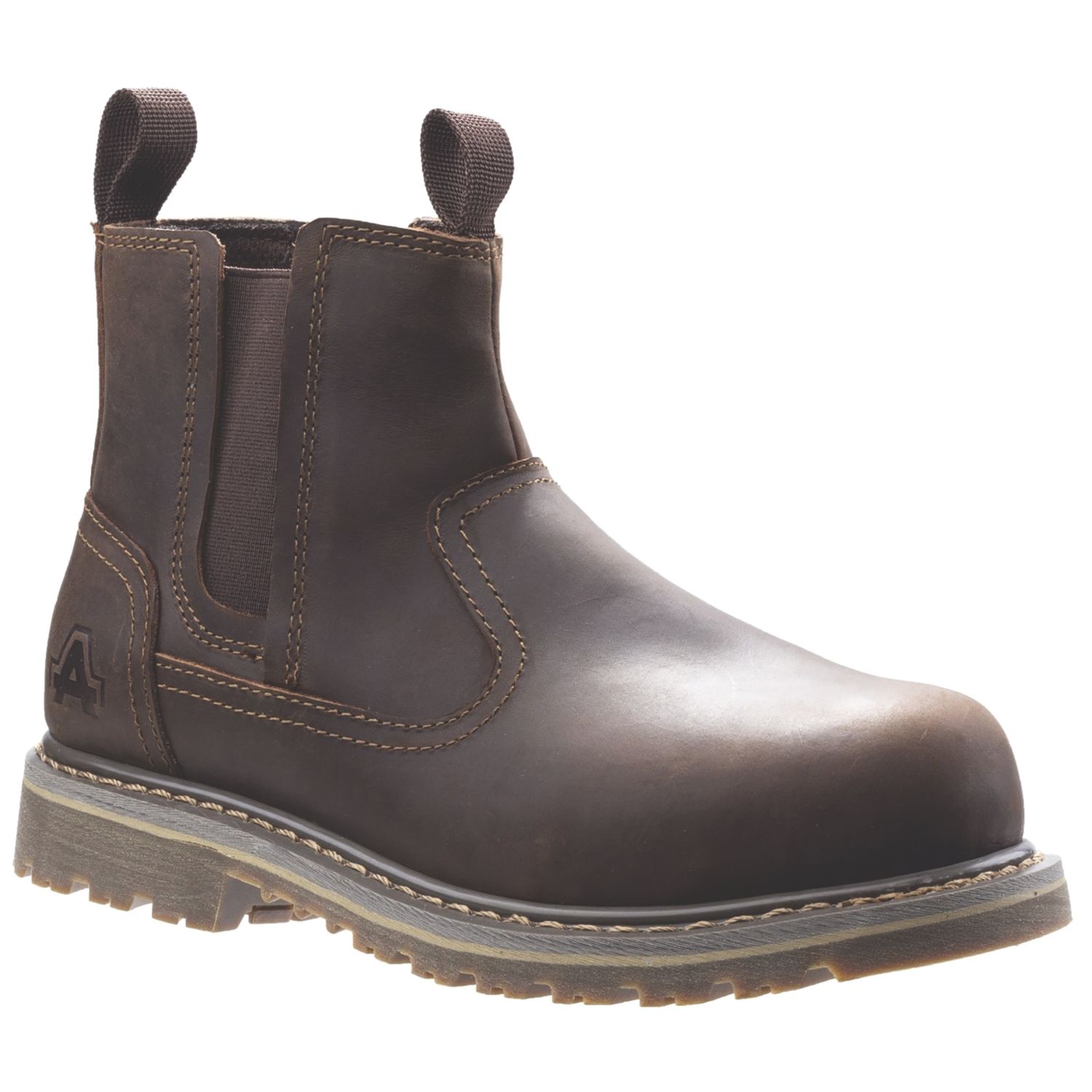 Amblers 101 Alice Size 8 Womens Brown Steel Toe Cap Safety Dealer Boots (215TT)