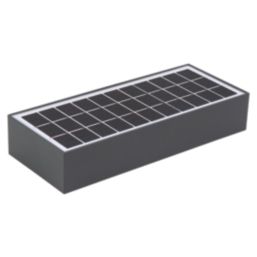 Luceco  Outdoor LED Solar Brick Light With PIR Sensor Grey 800lm