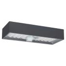 Luceco  Outdoor LED Solar Brick Light With PIR Sensor Grey 800lm
